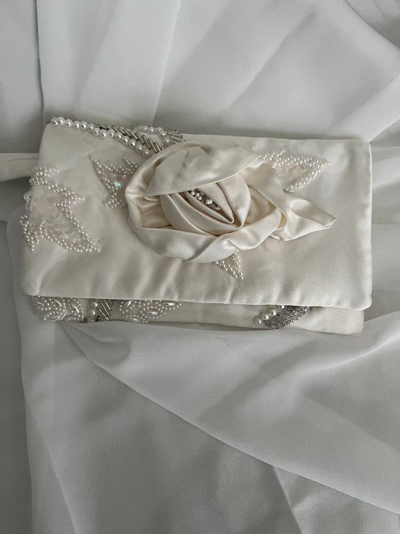 Keepsake Clutch Purse Made From Wedding Gown