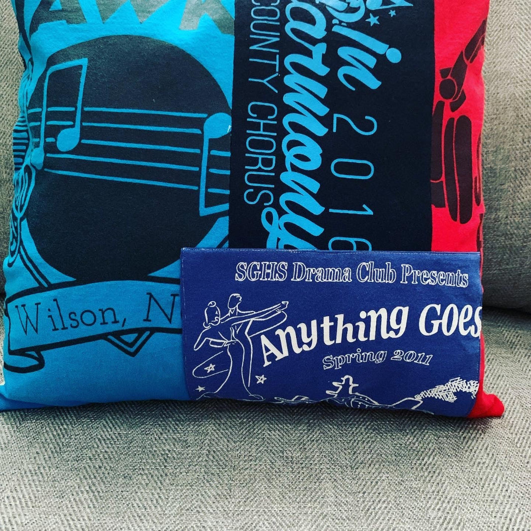 Keepsake Memory Pillow Made From Love One's Clothes