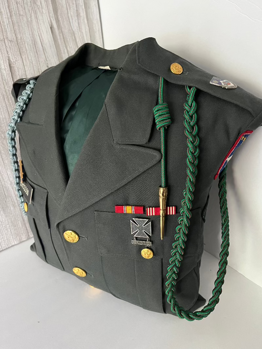Keepsake Pillow Made From Military Uniform